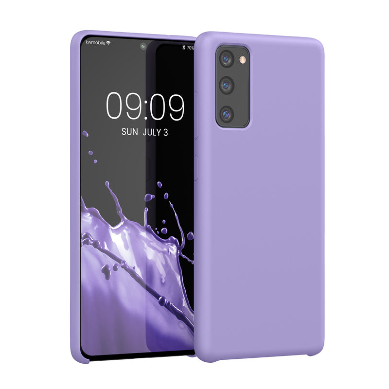 kwmobile Cell Phone Case for Samsung Galaxy S20 FE - Silicone Case - Wireless Charging - Protective Cover
