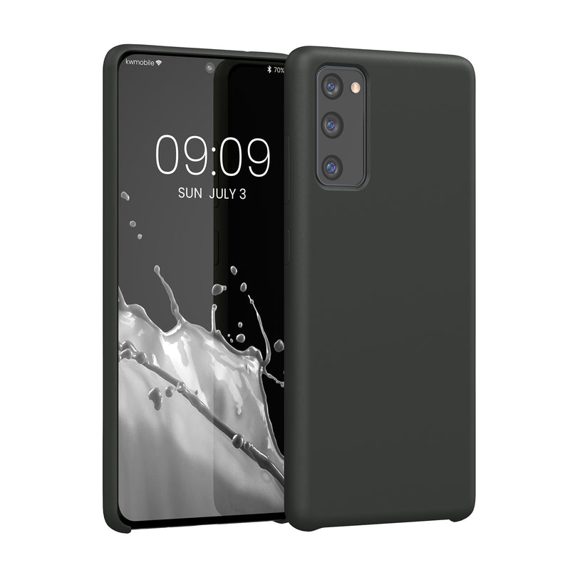 kwmobile Cell Phone Case for Samsung Galaxy S20 FE - Silicone Case - Wireless Charging - Protective Cover
