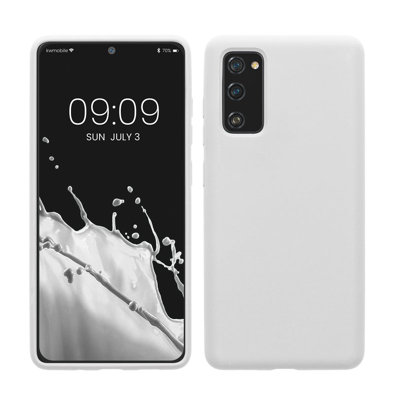 kwmobile Cell Phone Case for Samsung Galaxy S20 FE - Silicone Case - Wireless Charging - Protective Cover