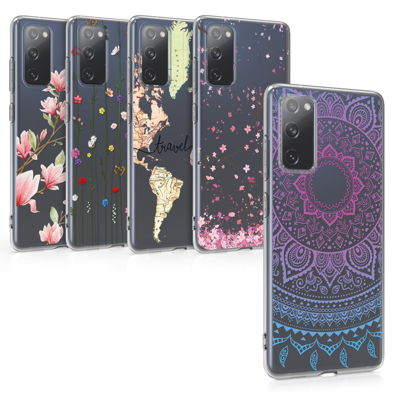 kwmobile Case Compatible with Samsung Galaxy S20 FE - Transparent Silicone Cover