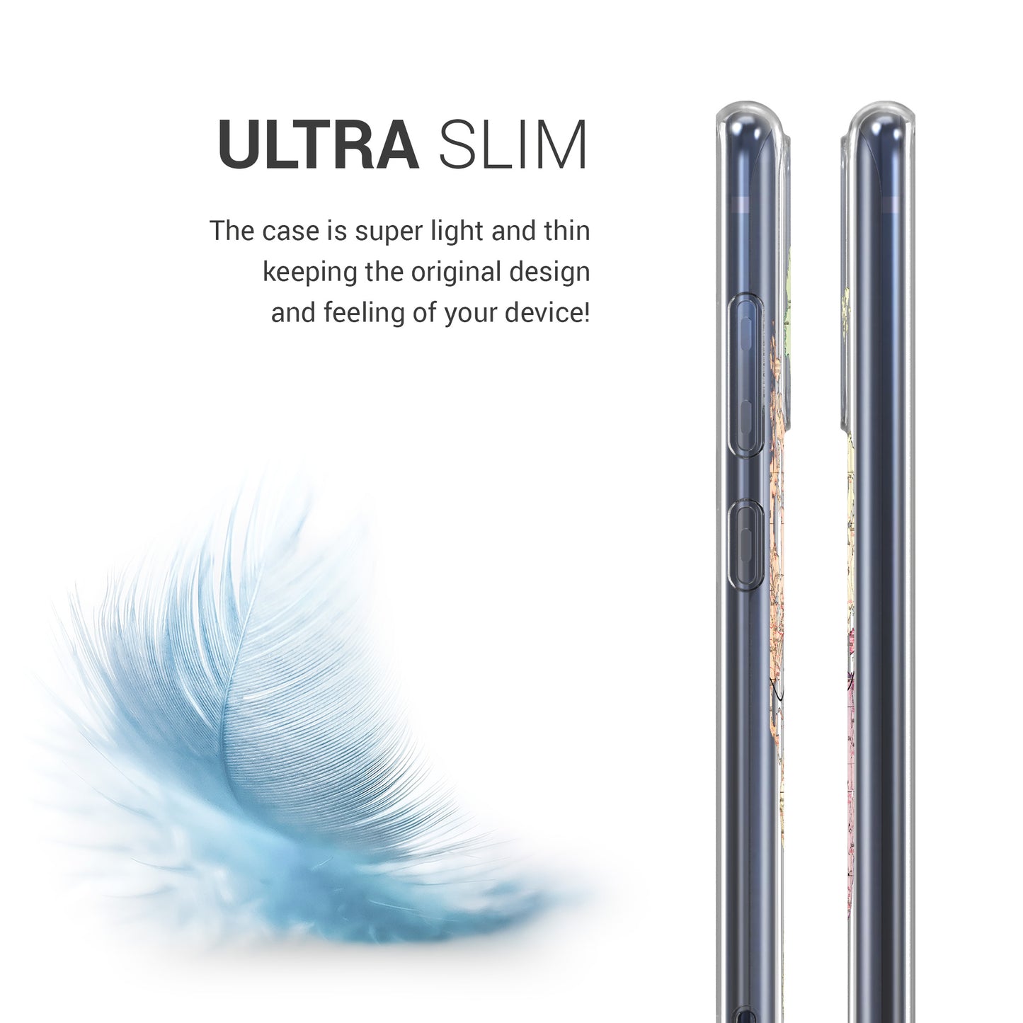 kwmobile Case Compatible with Samsung Galaxy S20 FE - Transparent Silicone Cover