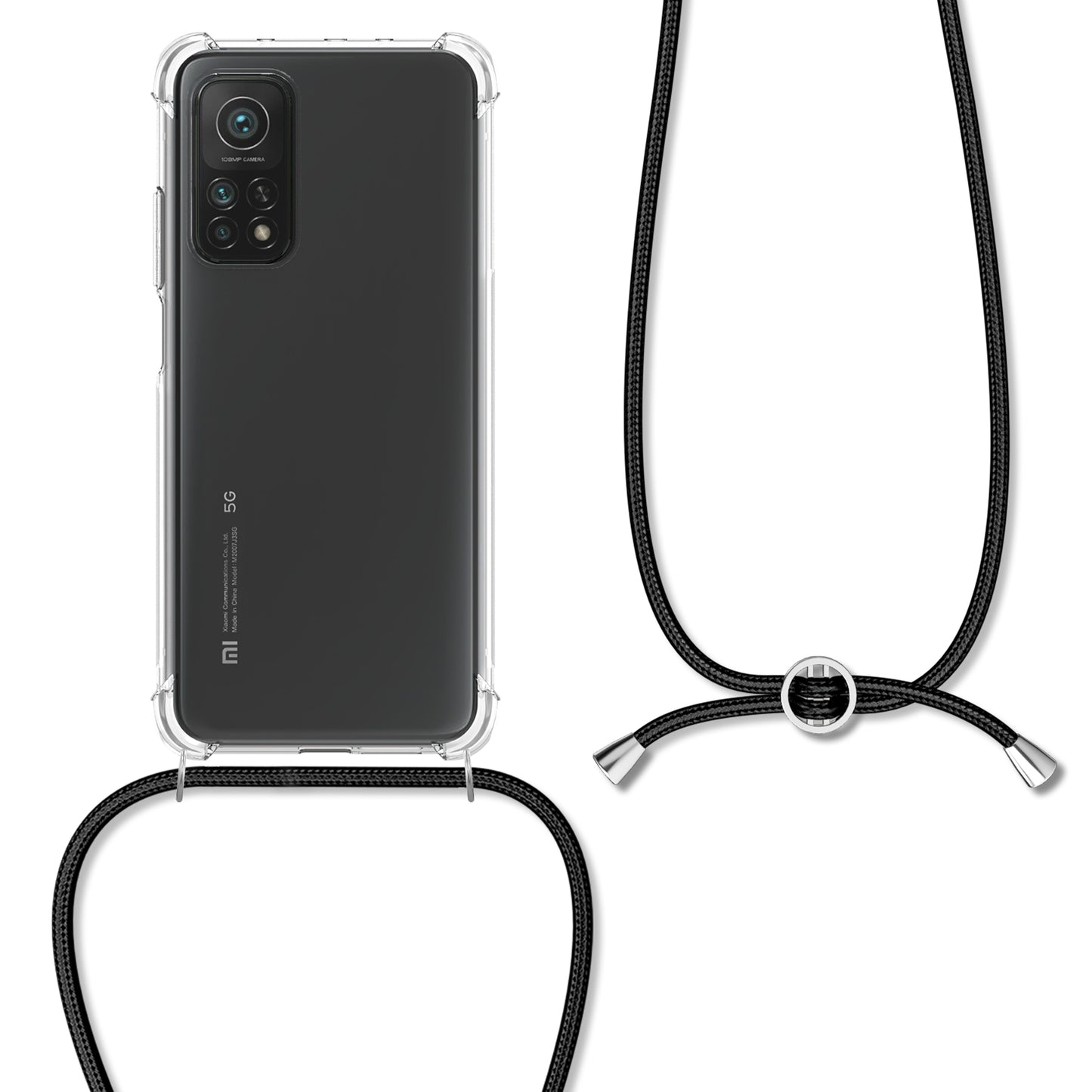 kwmobile Necklace Case Compatible with Xiaomi Mi 10T / Mi 10T Pro