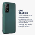 kwmobile Phone Case for Xiaomi Mi 10T / Mi 10T Pro Case - Metallic Shimmering Silicone Case - Protective Cover