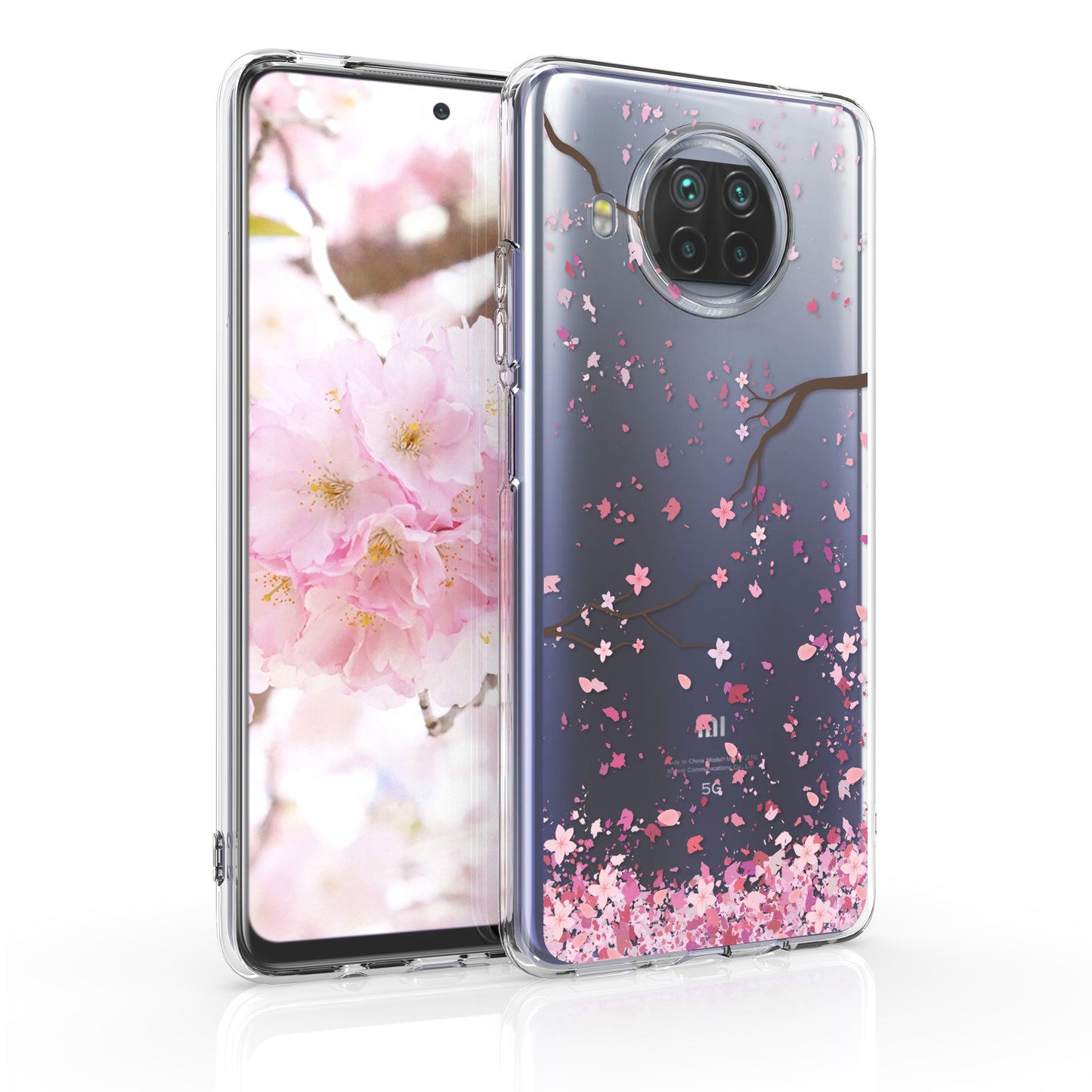 kwmobile Case Compatible with Xiaomi Mi 10T Lite - Silicone Transparent Cover