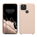 kwmobile Phone Case for Google Pixel 5 - Silicone Case - Wireless Charging - Protective Cover