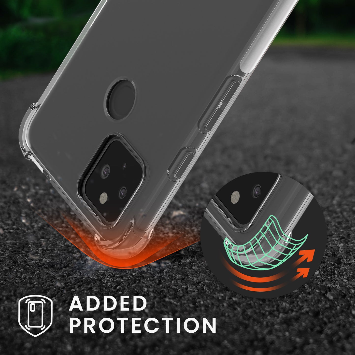 kwmobile Necklace Case compatible with Google Pixel 4a 5G Case