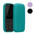 kwmobile Hülle kompatibel mit Nokia 105 (2019) Hülle - weiches TPU Silikon Case - Cover geeignet für kabelloses Laden - Petrol matt Petrol matt  