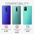 kwmobile Case Compatible with OnePlus 8T Phone Cover TPU Cell Phone Case Compass Vintage