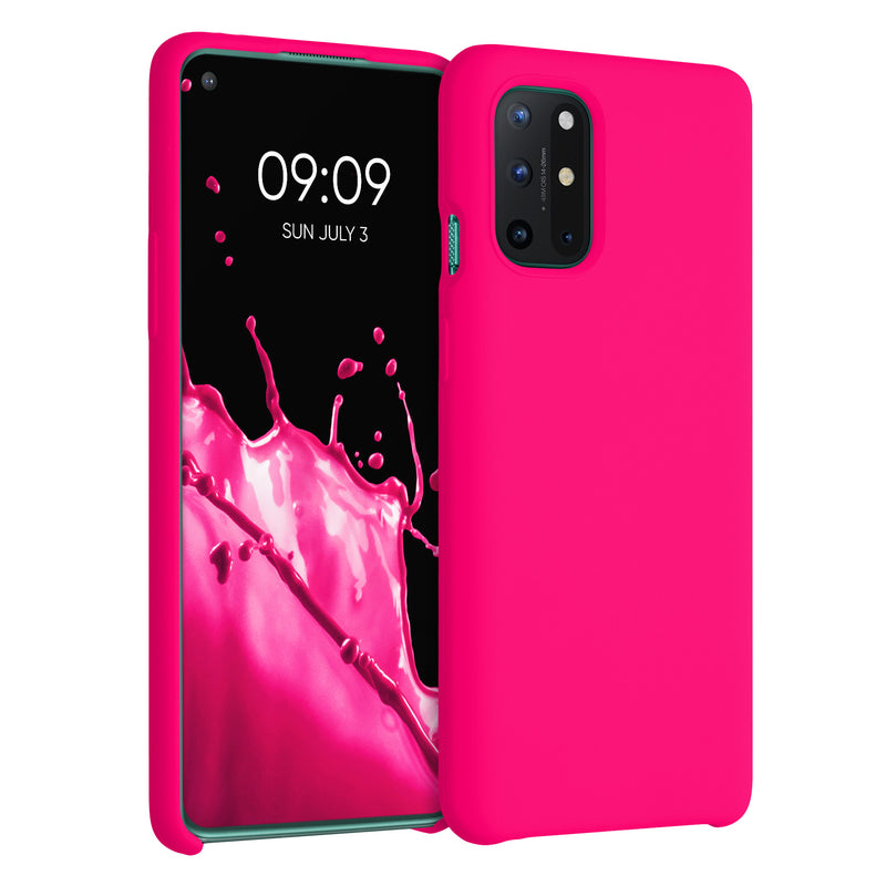 kwmobile Phone Case for OnePlus 8T - Silicone Case - Wireless Charging - Protective Cover