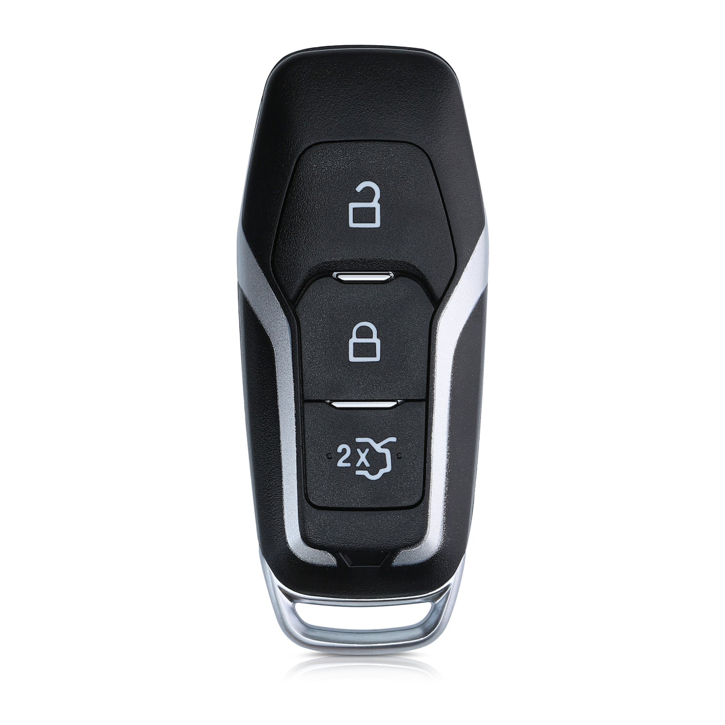 kwmobile Car Key Shell compatible with Ford 3-Button MyKey Car Key (Key Free) without Transponder Batteries Electronics Car Key Case