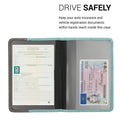 kwmobile Vehicle Registration Holder with Card Slots - Pouch for Car Registration Document Driving License