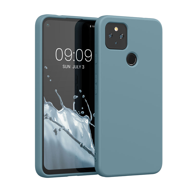 kwmobile Case Compatible with Google Pixel 4a 5G Protective Cover for Wireless Charging Case