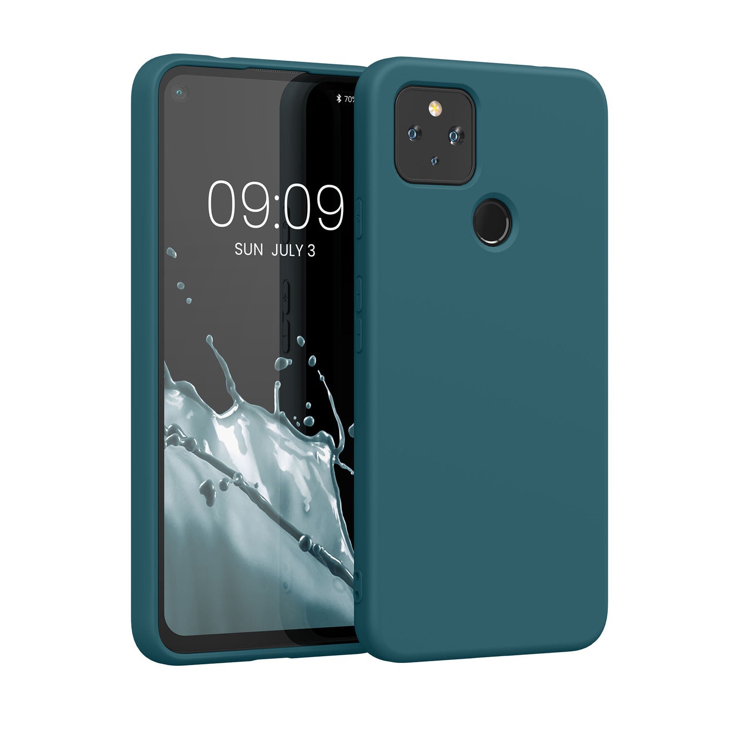 kwmobile Case Compatible with Google Pixel 4a 5G Protective Cover for Wireless Charging Case