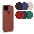 kwmobile Case kompatibel mit Google Pixel 4a 5G Hülle - Schutzhülle aus Silikon metallisch schimmernd - Handyhülle Metallic Karibikblau Metallic Karibikblau  