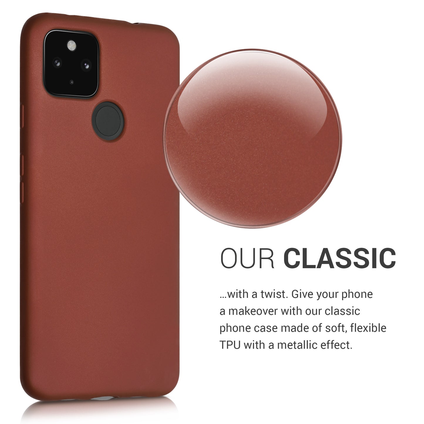 kwmobile Phone Case for Google Pixel 4a 5G Cover Protective Case