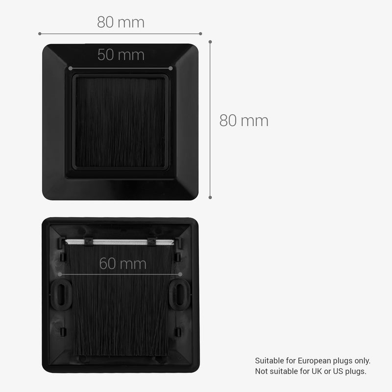 Aperture cable gland flush-mounted