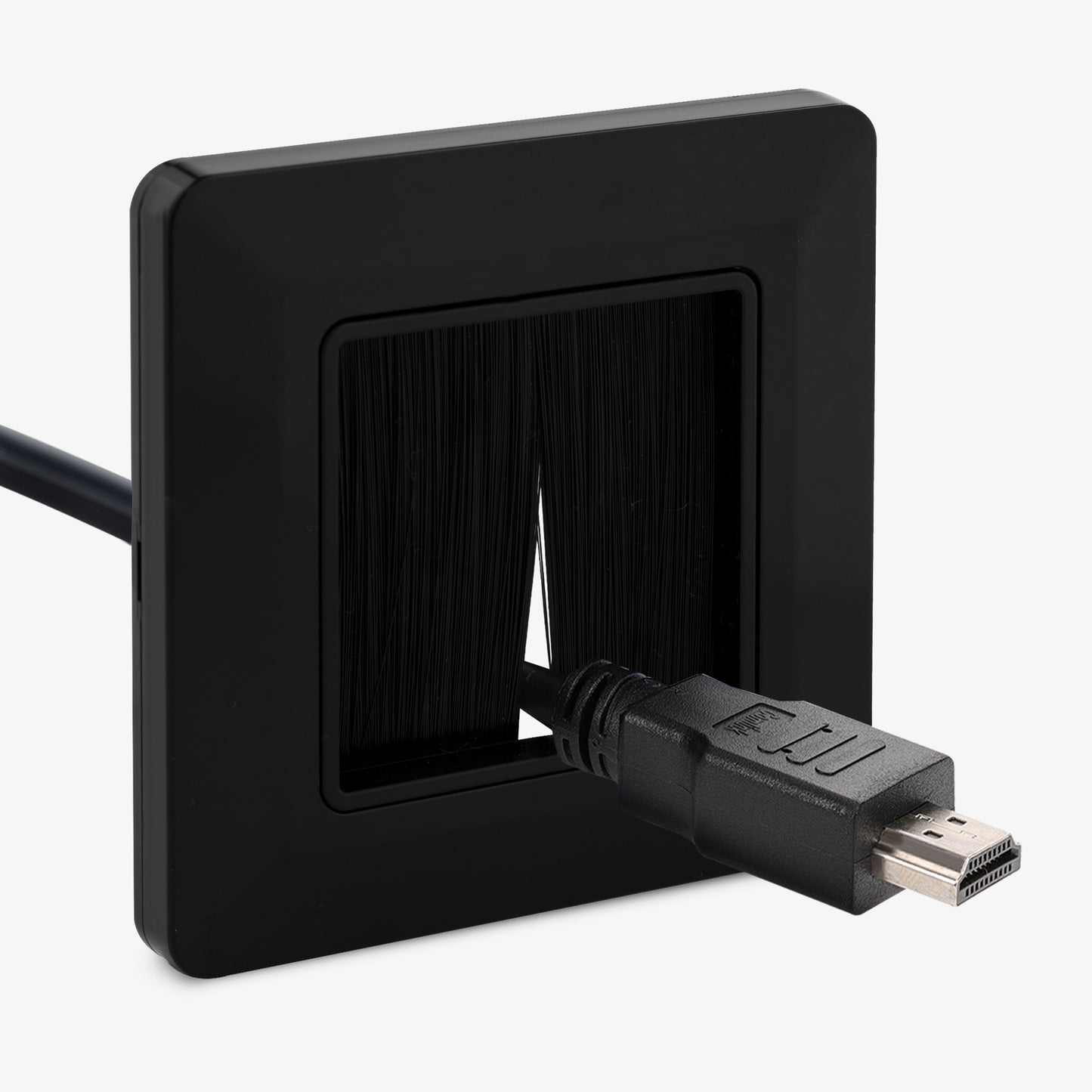 Aperture cable gland flush-mounted