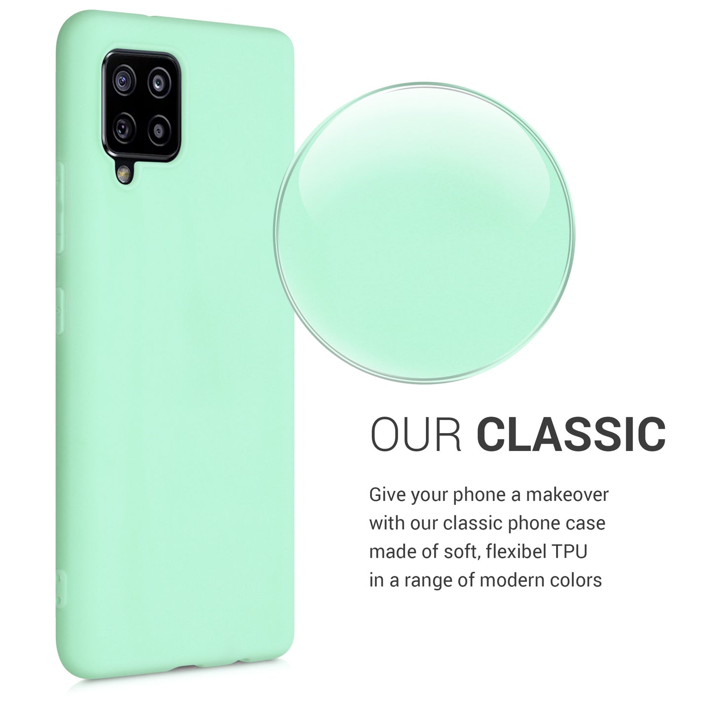 kwmobile Phone Case for Samsung Galaxy A42 5G - Wireless Charging - Protective Cover