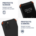kwmobile Necklace Case Compatible with Apple iPhone 12 / iPhone 12 Pro - Cover with Lanyard - Silicone Protective Case