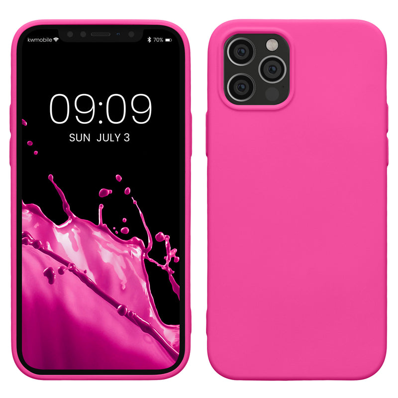 kwmobile Case Compatible with Apple iPhone 12 / iPhone 12 Pro - Protective Cover for Wireless Charging - Case