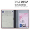 kwmobile Vehicle Registration Holder with Card Slots Case for Italian Car Registration Certificate Driver's License