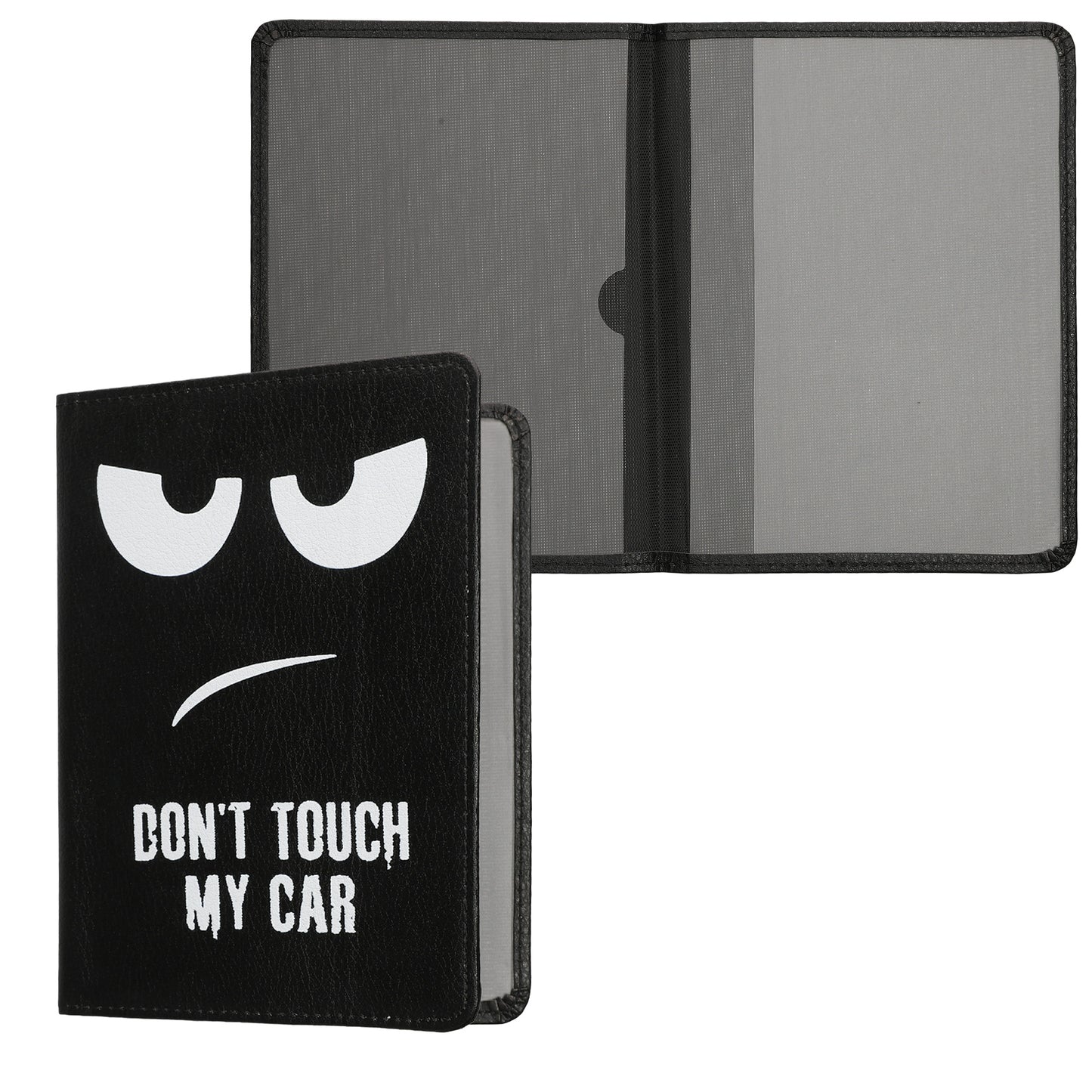 kwmobile Vehicle Registration Holder with Card Slots Faux Leather Case Italian Registration Document