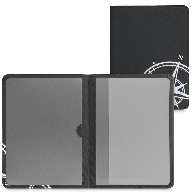 kwmobile Vehicle Registration Holder with Card Slots Faux Leather Case Italian Registration Document