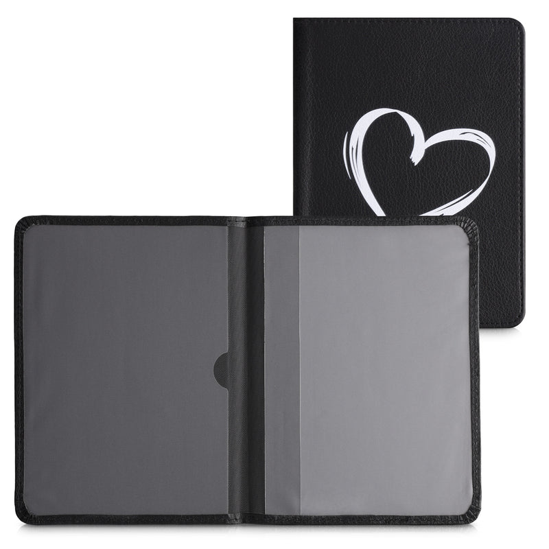 kwmobile Vehicle Registration Holder with Card Slots Faux Leather Case Italian Registration Document