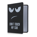 kwmobile Vehicle Registration Holder with Card Slots Faux Leather Case Italian Registration Document