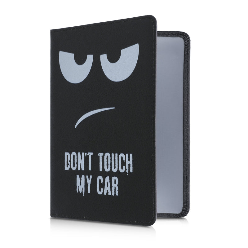 kwmobile Vehicle Registration Holder with Card Slots Faux Leather Case Italian Registration Document