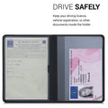 kwmobile Vehicle Registration Holder with Card Slots Faux Leather Case Italian Registration Document