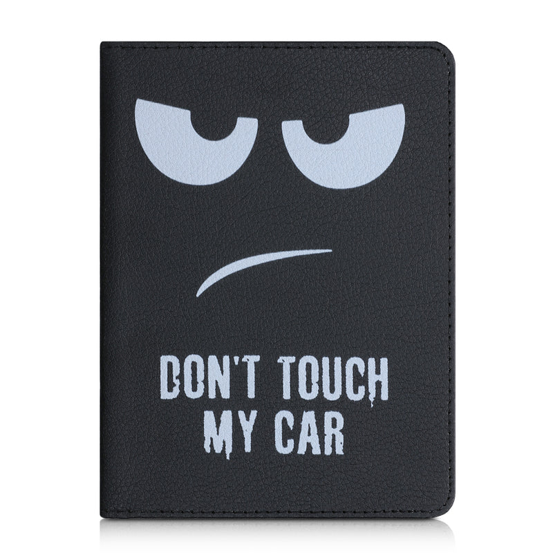kwmobile Vehicle Registration Holder with Card Slots Faux Leather Case Italian Registration Document