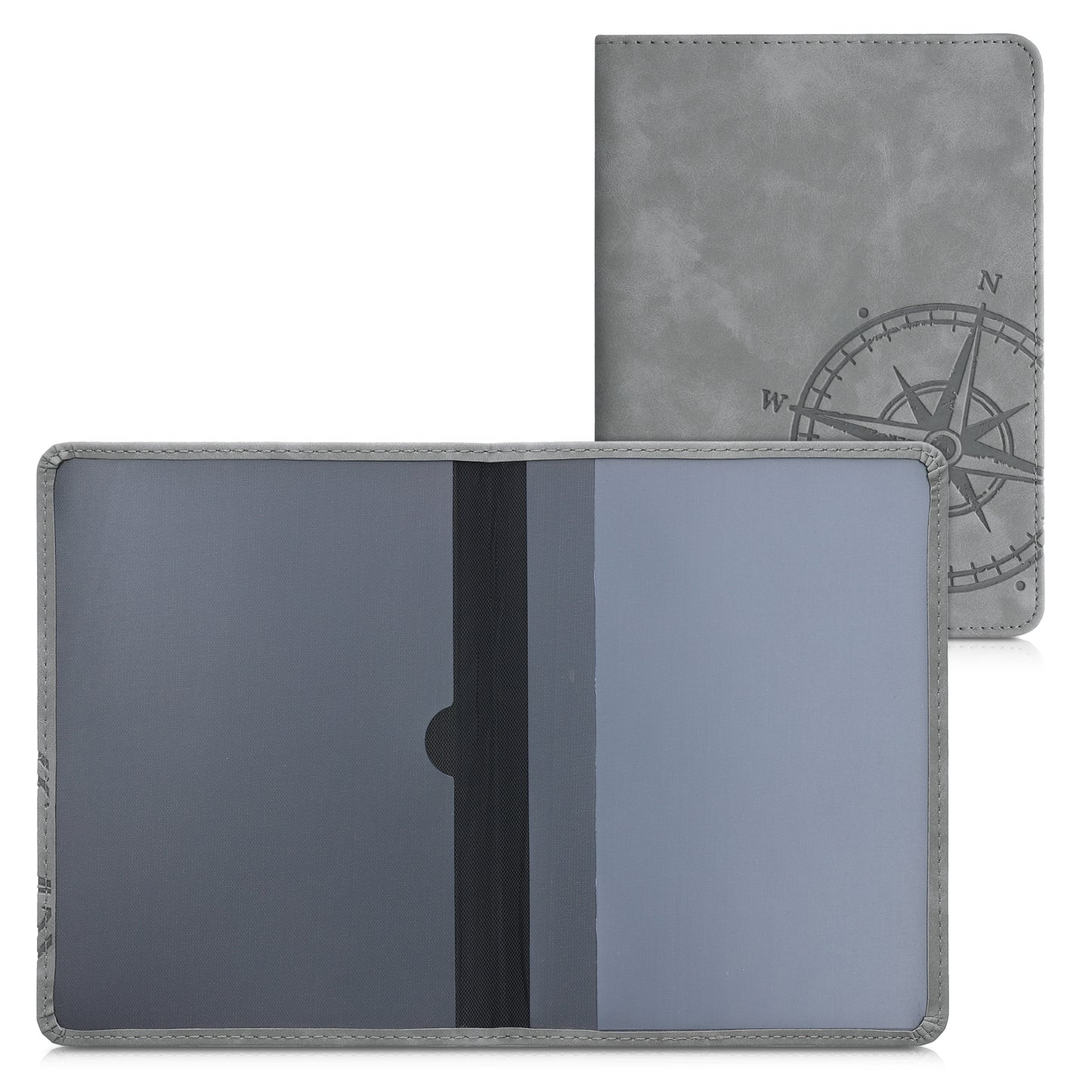 kwmobile Vehicle Registration Holder with Card Slots - Italian Vehicle Registration Document Holder