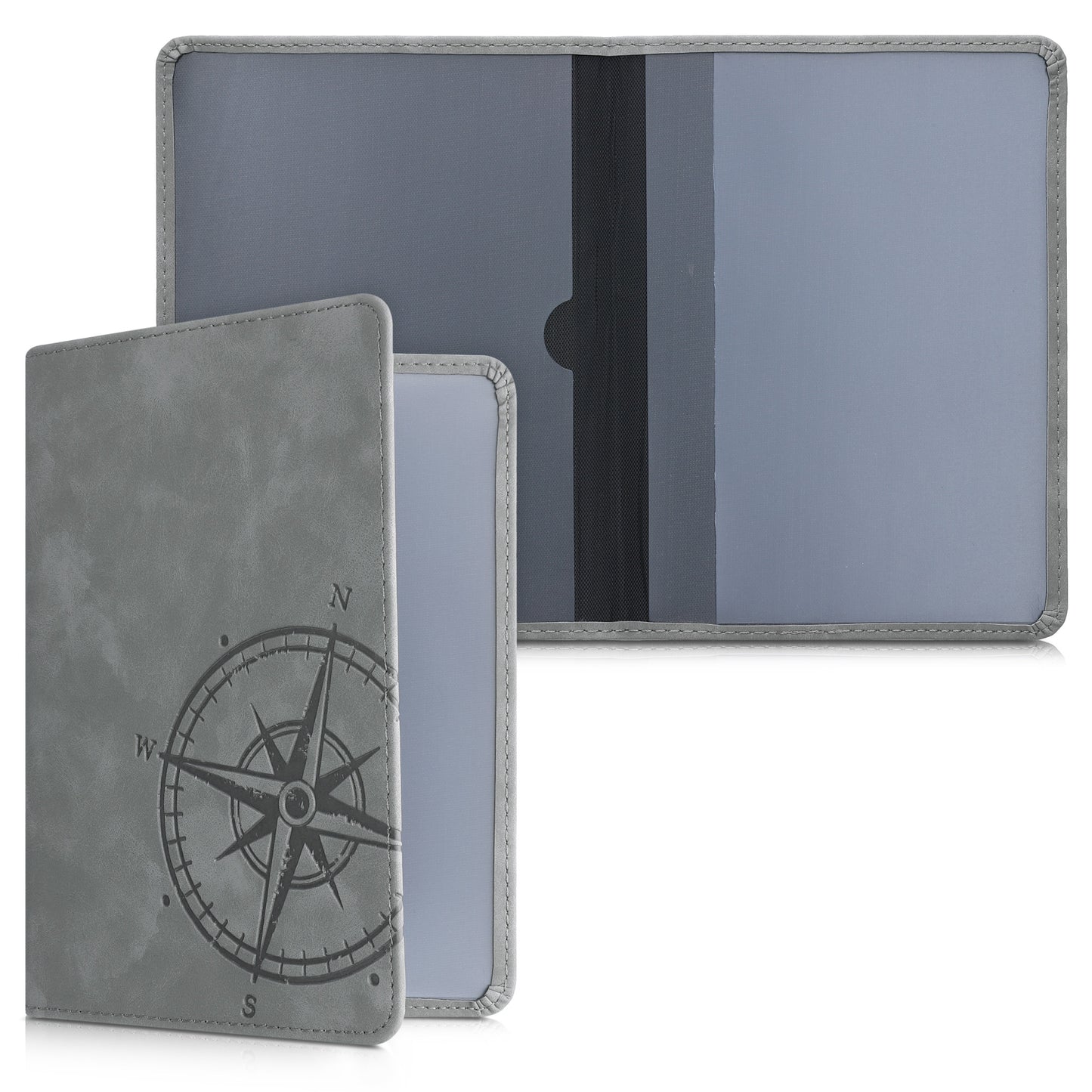 kwmobile Vehicle Registration Holder with Card Slots - Italian Vehicle Registration Document Holder