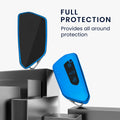 kwmobile Car Key Cover Compatible with VW Golf 8 3-Button Car Key - Silicone Cover