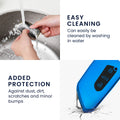 kwmobile Car Key Cover Compatible with VW Golf 8 3-Button Car Key - Silicone Cover