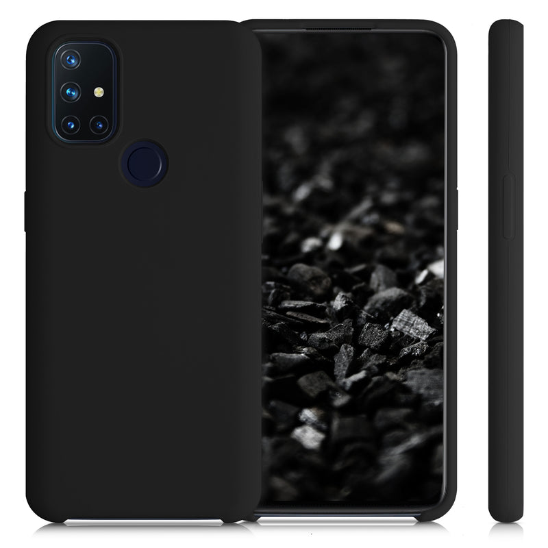kwmobile Cell Phone Case for OnePlus Nord N10 5G - Silicone Case - Wireless Charging - Protective Cover