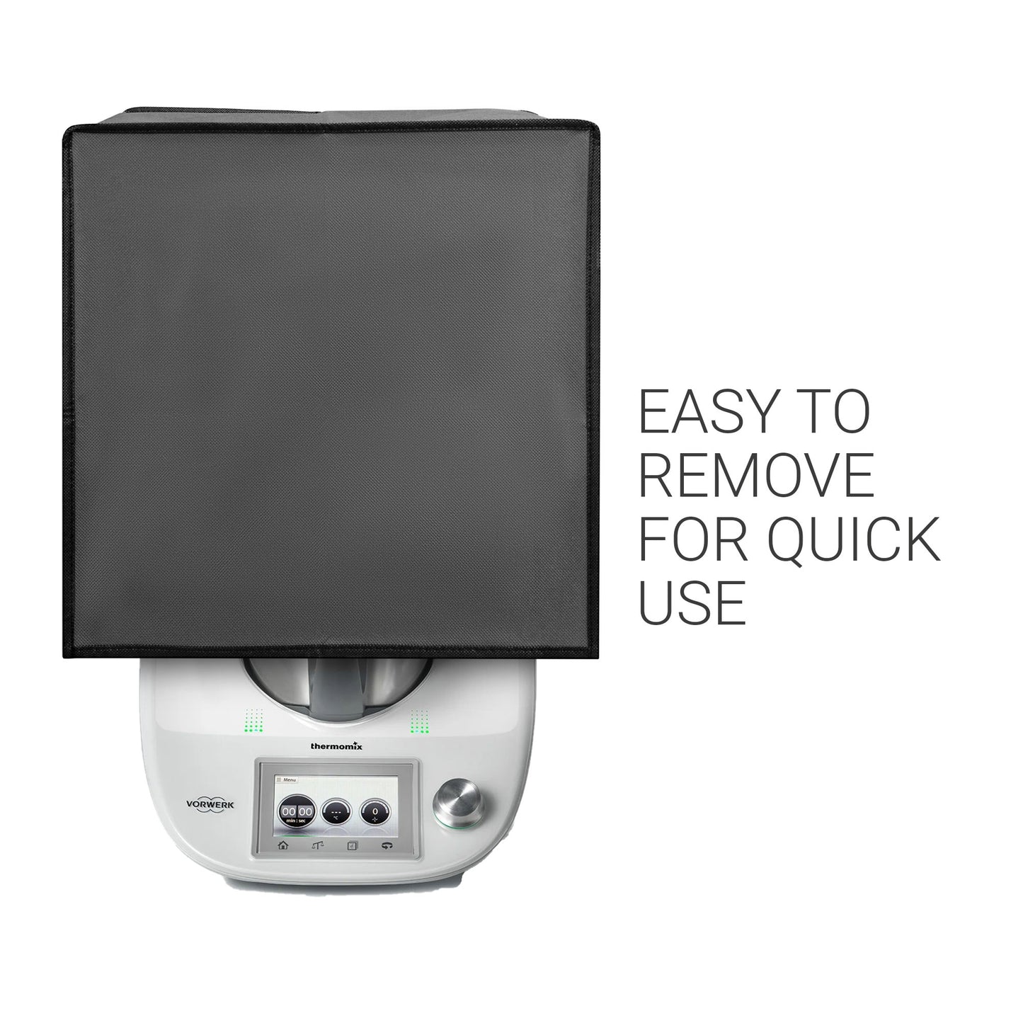 kwmobile Cover Compatible with Thermomix TM5 / TM6 - Food Processor Dust Cover - Protective Hood