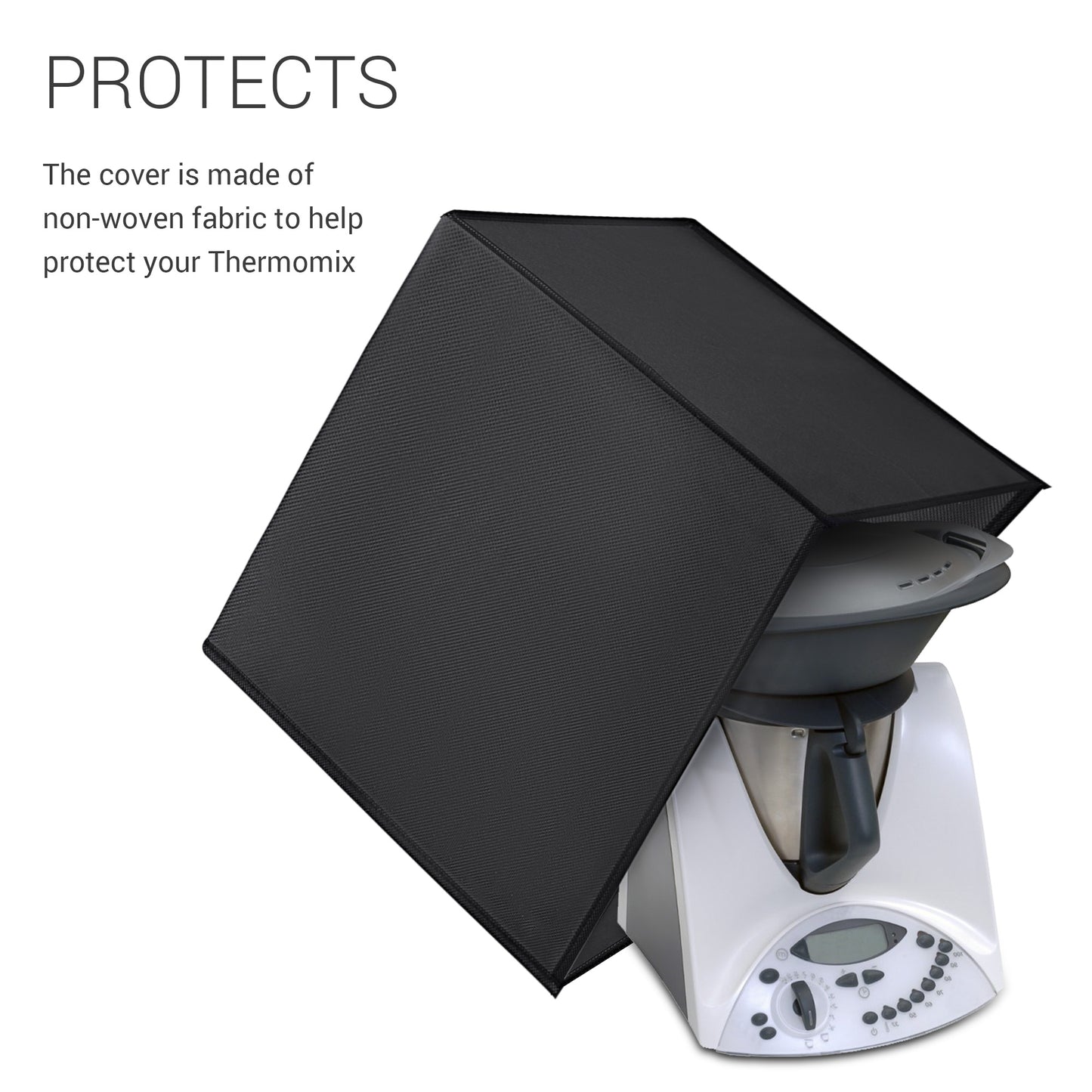 kwmobile Cover compatible with Thermomix TM31 - Food Processor Dust Cover - Dust Hood