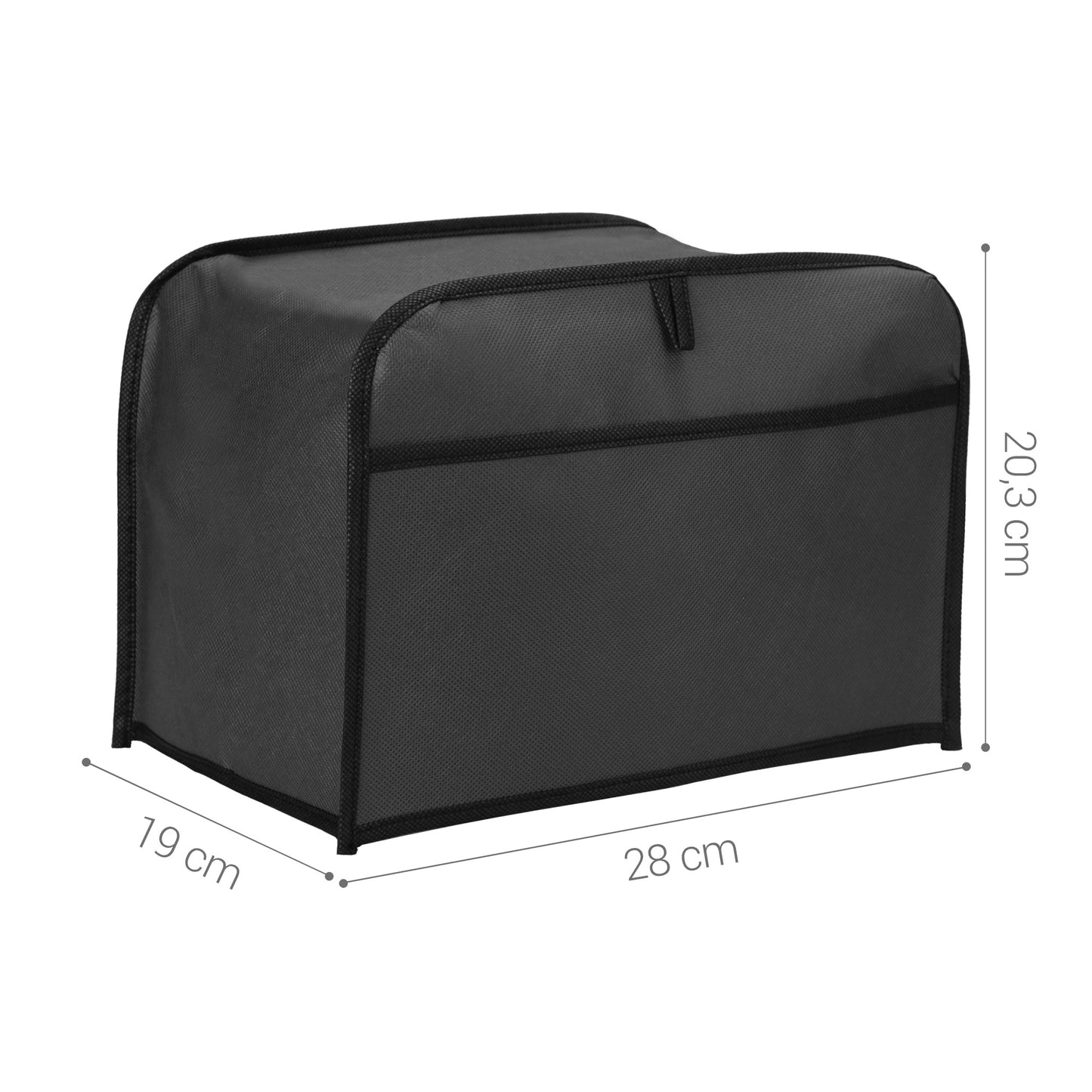 kwmobile Cover for 2-Slice Toaster Dust Cover Toaster Cover 19 x 20.3 x 28 cm