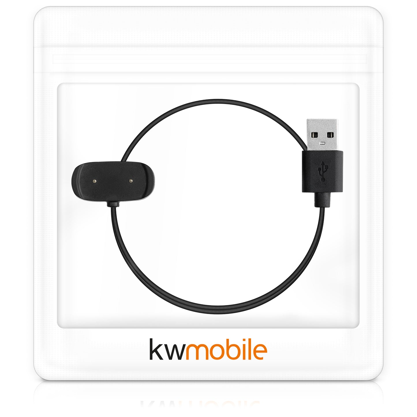 kwmobile USB Charging Cable compatible with Huami Amazfit T-Rex Pro / GTS2 / GTS 2e / GTS2 Mini / GTR 2 Charging Cable - Smartwatch Replacement Cable - Fitness Tracker Charging Cable