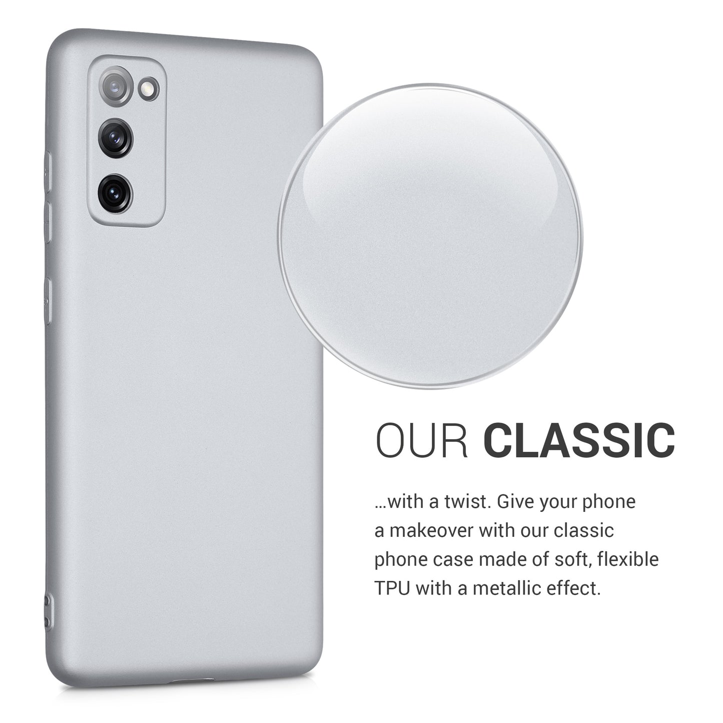 kwmobile Phone Case for Samsung Galaxy S20 FE Silicone Case Protective Cover