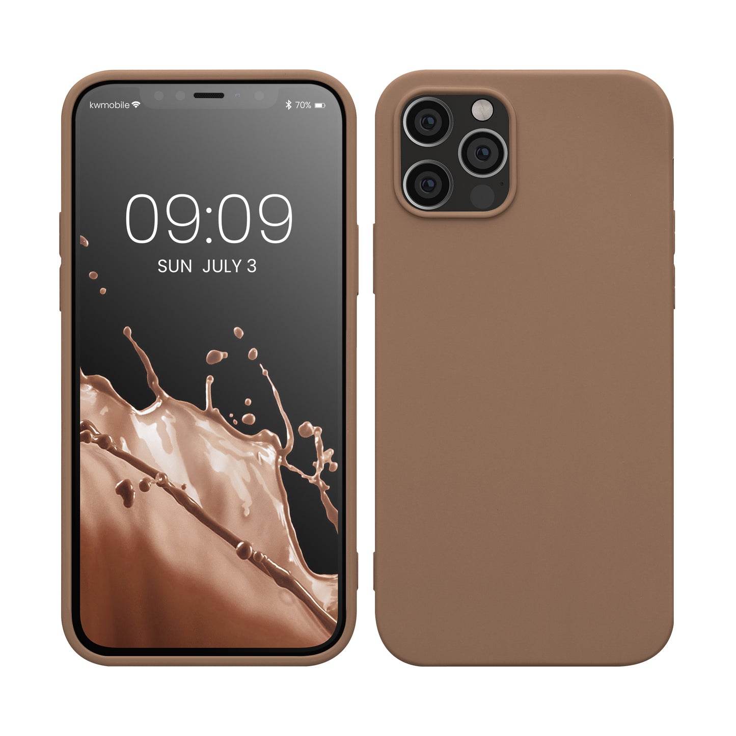 kwmobile Phone Case for Apple iPhone 12 / iPhone 12 Pro - Wireless Charging - Protective Cover