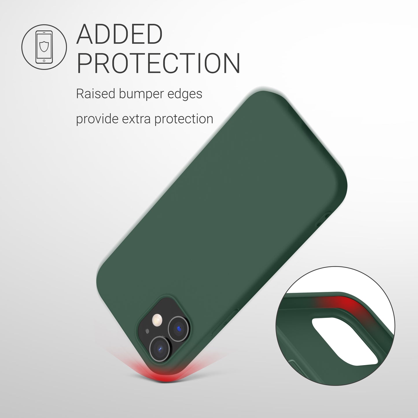 kwmobile Phone Case for Apple iPhone 12 / iPhone 12 Pro - Wireless Charging - Protective Cover