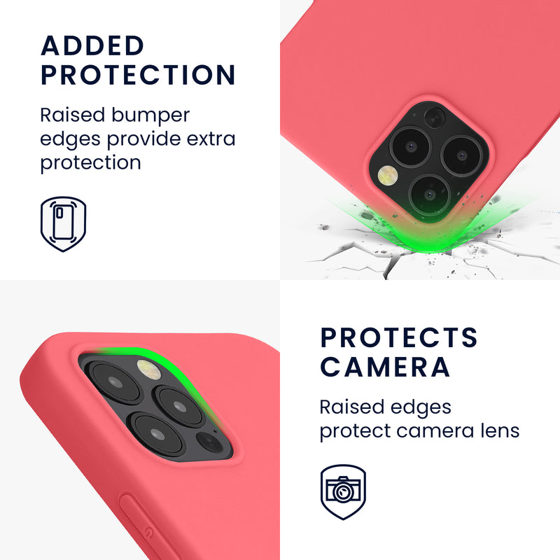 kwmobile Phone Case for Apple iPhone 12 / iPhone 12 Pro - Wireless Charging - Protective Cover