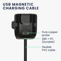 kwmobile USB Cable Charger compatible with Samsung Galaxy Fit 2 Charging Cable Smart Watch Replacement Cable Fitness Tracker Charging Cable