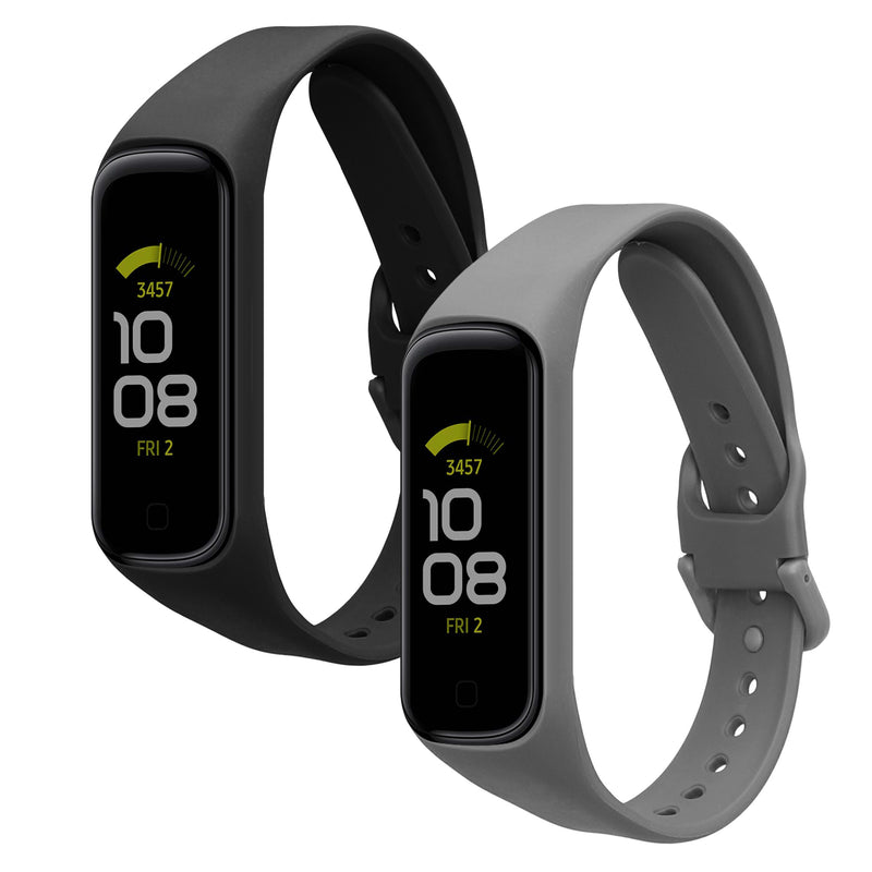 kwmobile Watch Strap for Samsung Galaxy Fit 2 Band Fitness Tracker Strap Set Replacement Band Smartwatch