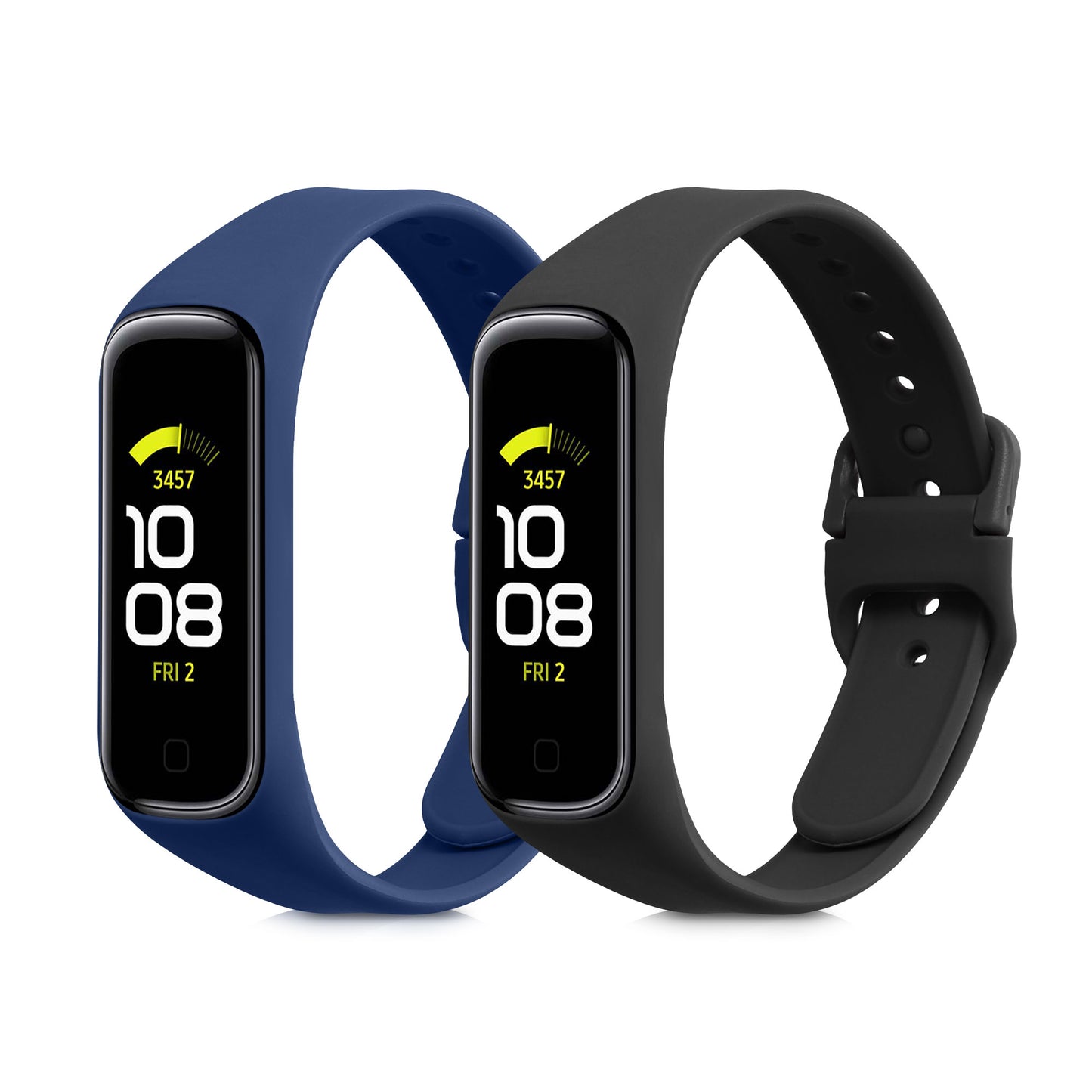kwmobile Watch Strap for Samsung Galaxy Fit 2 Band Fitness Tracker Strap Set Replacement Band Smartwatch