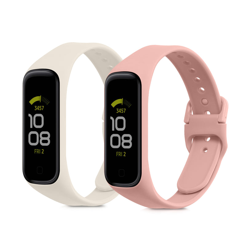 kwmobile Watch Strap for Samsung Galaxy Fit 2 Band Fitness Tracker Strap Set Replacement Band Smartwatch