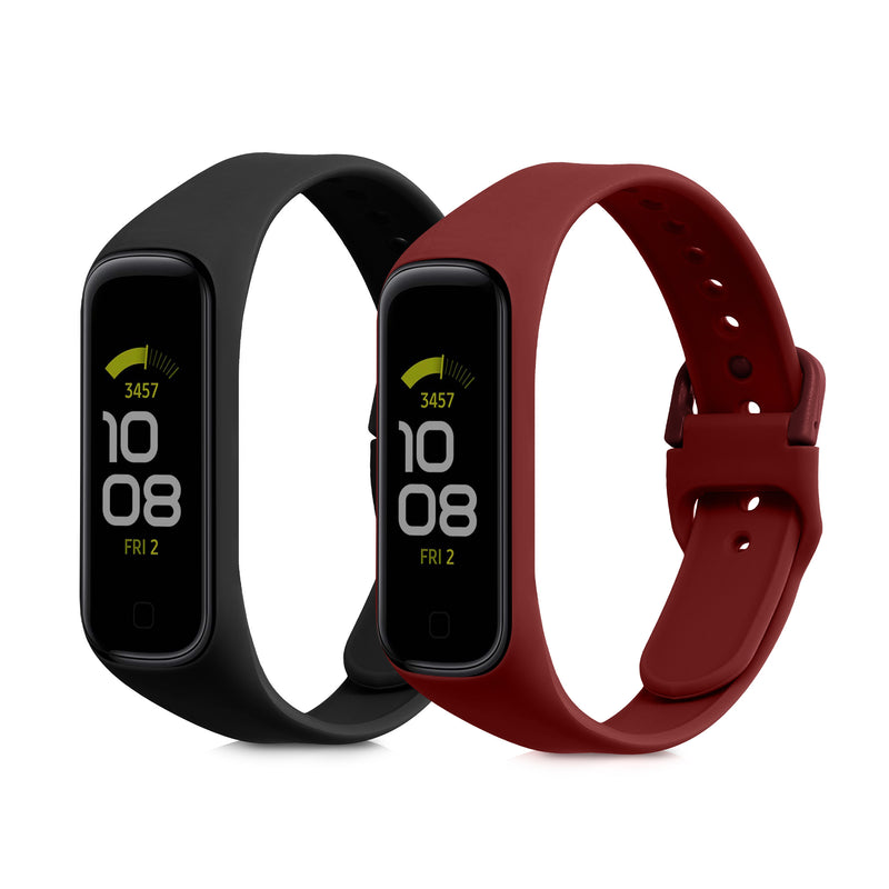 kwmobile Watch Strap for Samsung Galaxy Fit 2 Band Fitness Tracker Strap Set Replacement Band Smartwatch